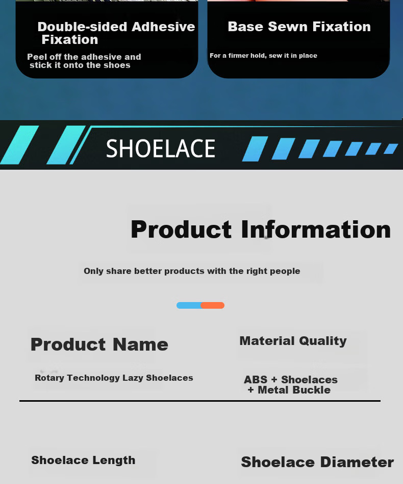 Huabaochi Knob Lazy Shoelaces No-Tie Buckle Rotating Elastic Quick Lock Fixer Unisex Stretch Sports Shoe Gadget 11