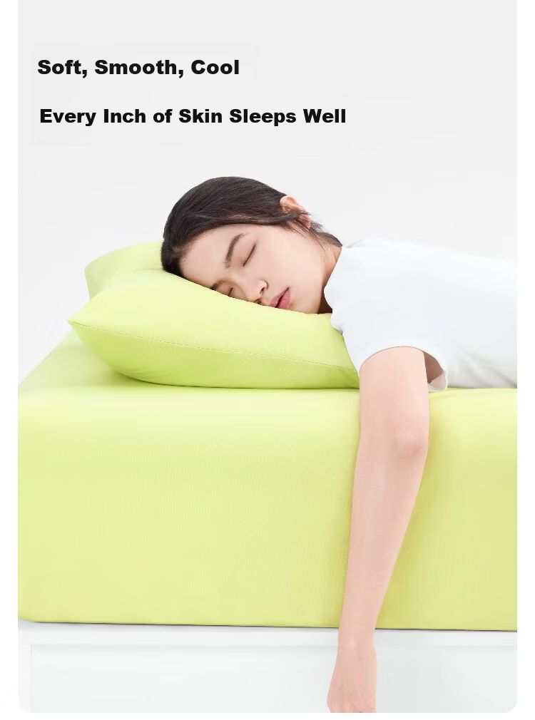 Tangdao Guagua Cooling Fitted Sheet 2026 Summer Cooling Mattress Cover Student Dormitory Single 1.5m Ice Silk Fitted Sheet 7