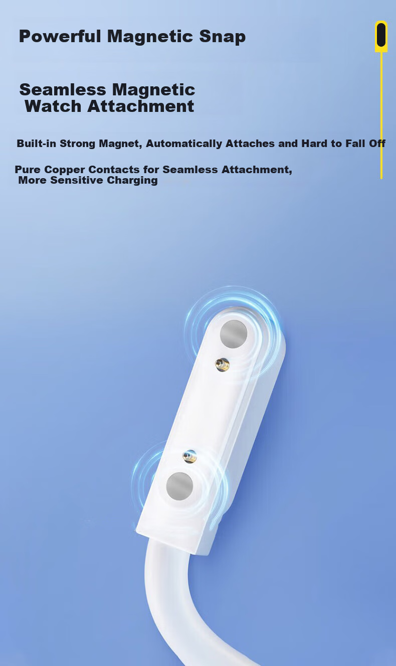 Baking Compatible Charging Cable Charger for Haoxingxing Kids Phone Watch A67 A90 H03 H07 H08 Magnetic Data Power Cable Accessories 4