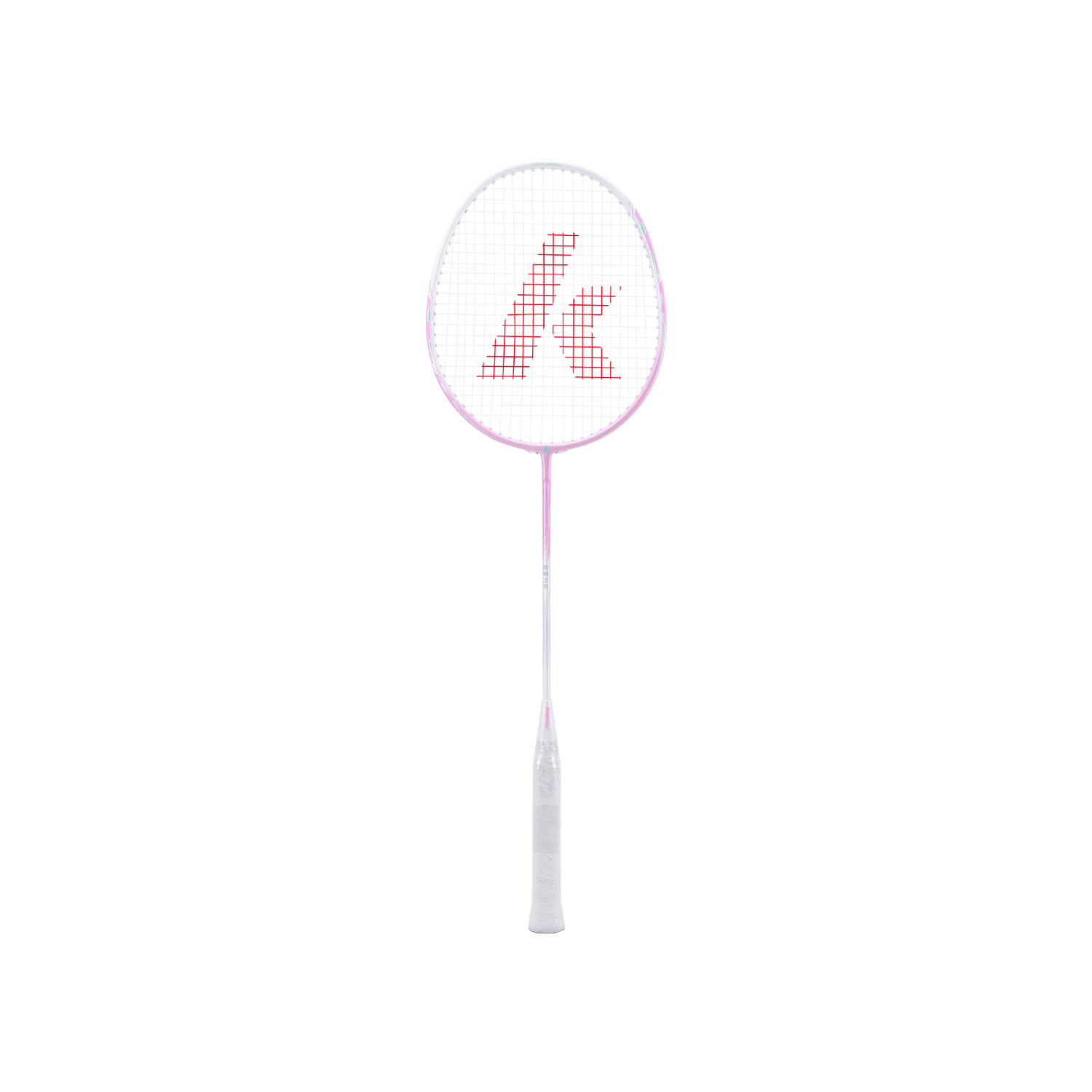 KAWASAKI War Spear Feather Badminton Racket High Cost-Performance Durable Beginner Racket Set War Spear [Pink+Pink]