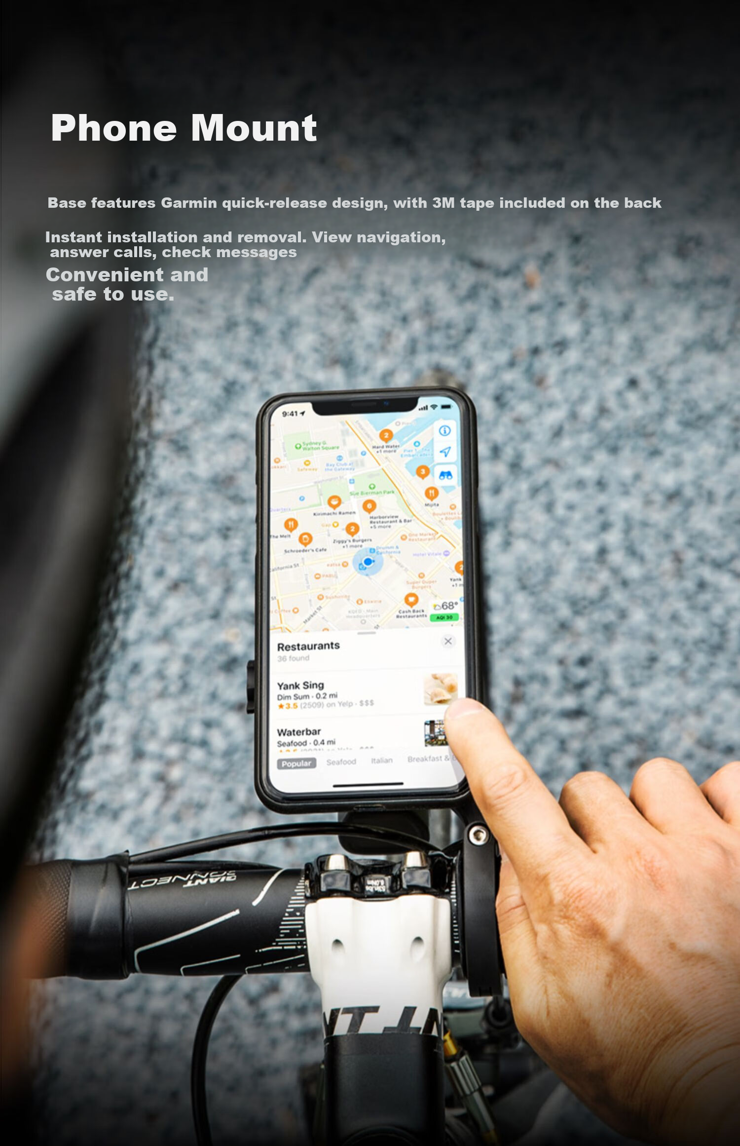MAGICSHINE Integrated Extension Mount for Bicycle Light, Handlebar Mount for Cycling Computer and Sports Camera Attachment Accessories 15