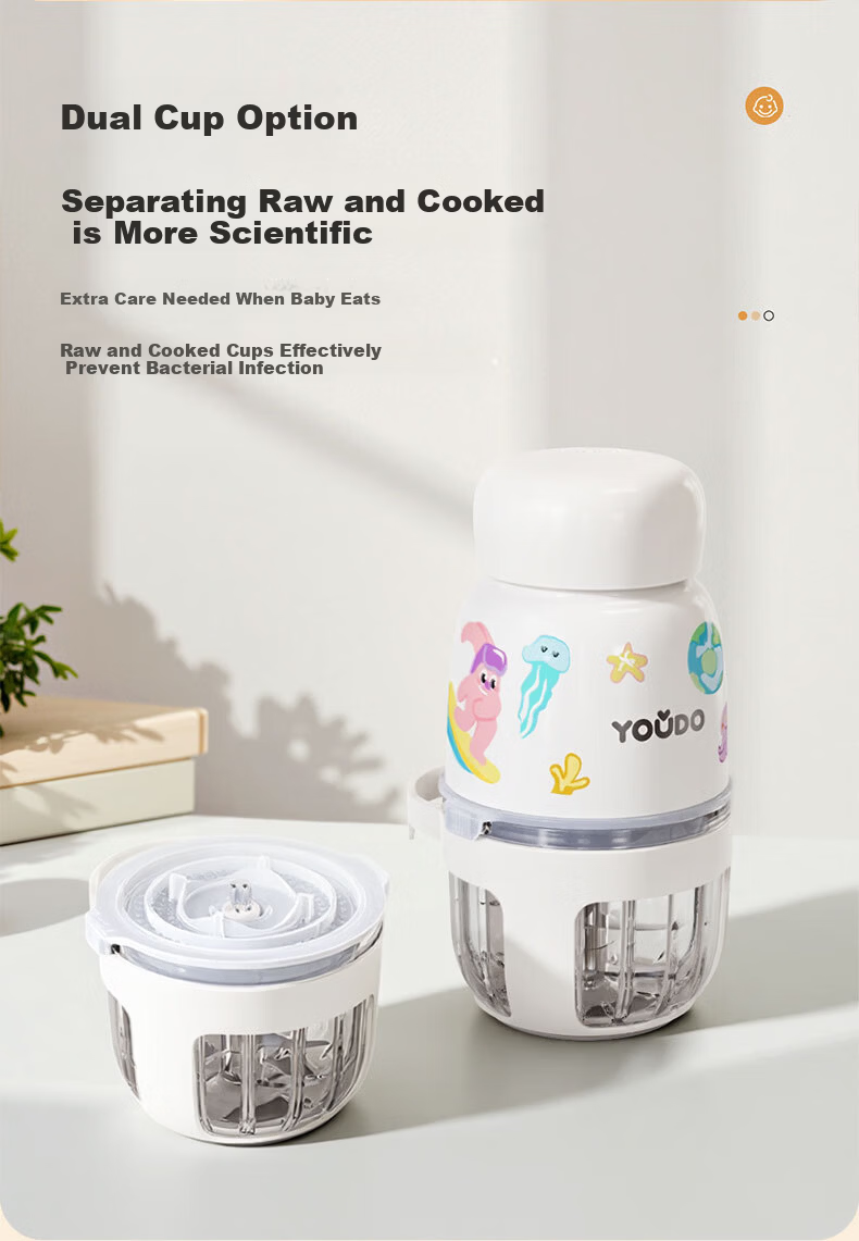 YouDo Baby Food Processor Multifunctional Blender Meat Grinder Food Grinder Tool 16