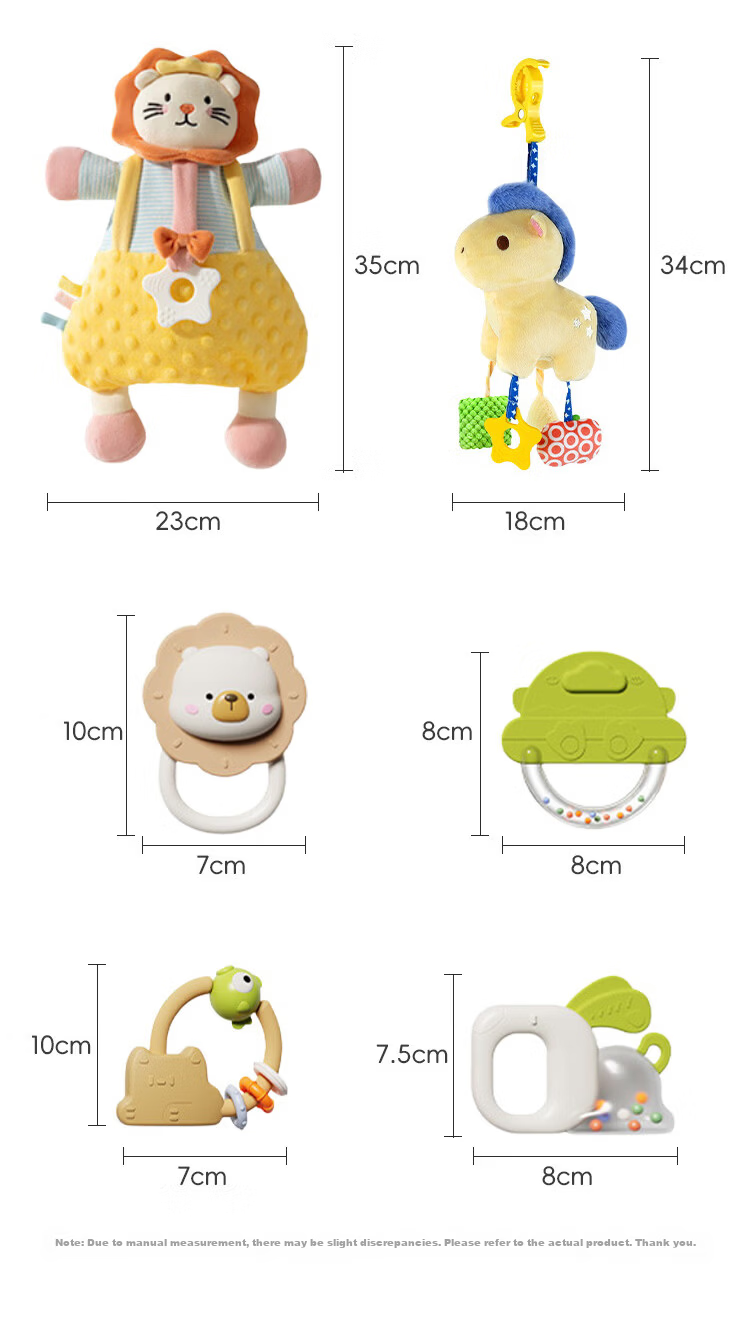 DOCTOR MA Newborn Baby Soothing Gift Box Crib Hanging Rattle Toy Grasping Teether Children's Day Gift 13