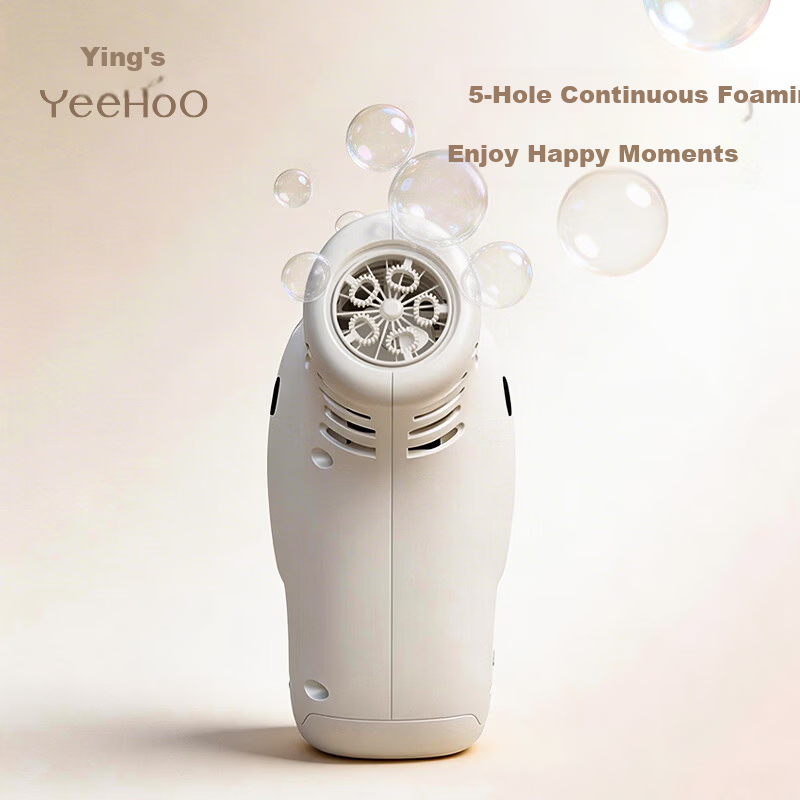 YEEHOO Elephant Bubble Machine for Kids 1-3 Years Old Electric Bubble Toy Non-Toxic Bubble Solution Children's Day Gift