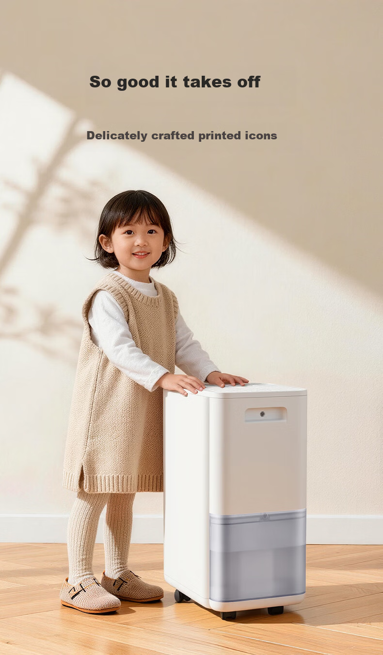 EDISON Dehumidifier 18L Daily Dehumidification for 20-40㎡ Quiet Home Moisture Absorber for Indoor Villa Basement Industrial Small Essential 20