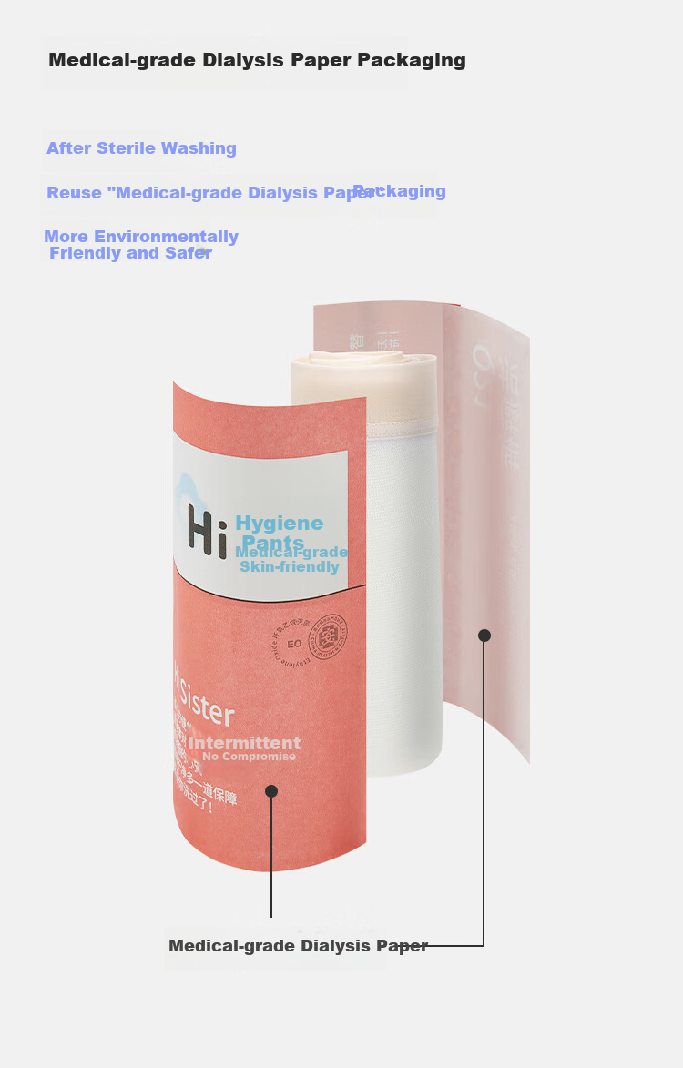 Q21 Children's and Adults' 7A Antibacterial Disposable Daily Use No-Wash Portable Underwear Single Pack [Girls] 160cm 5