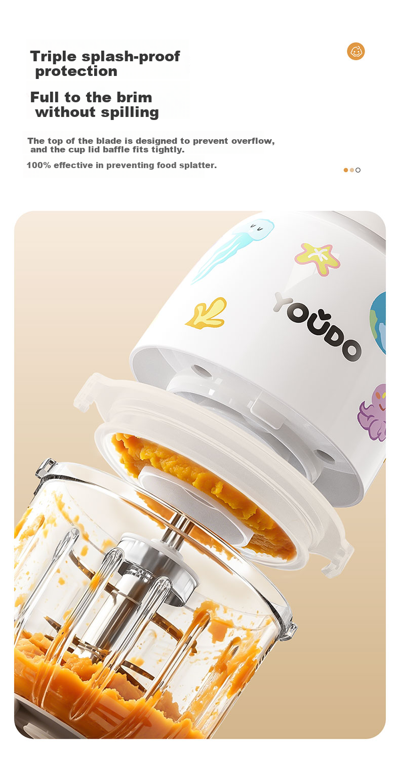 YouDo Baby Food Processor Multifunctional Blender Meat Grinder Food Grinder Tool 15