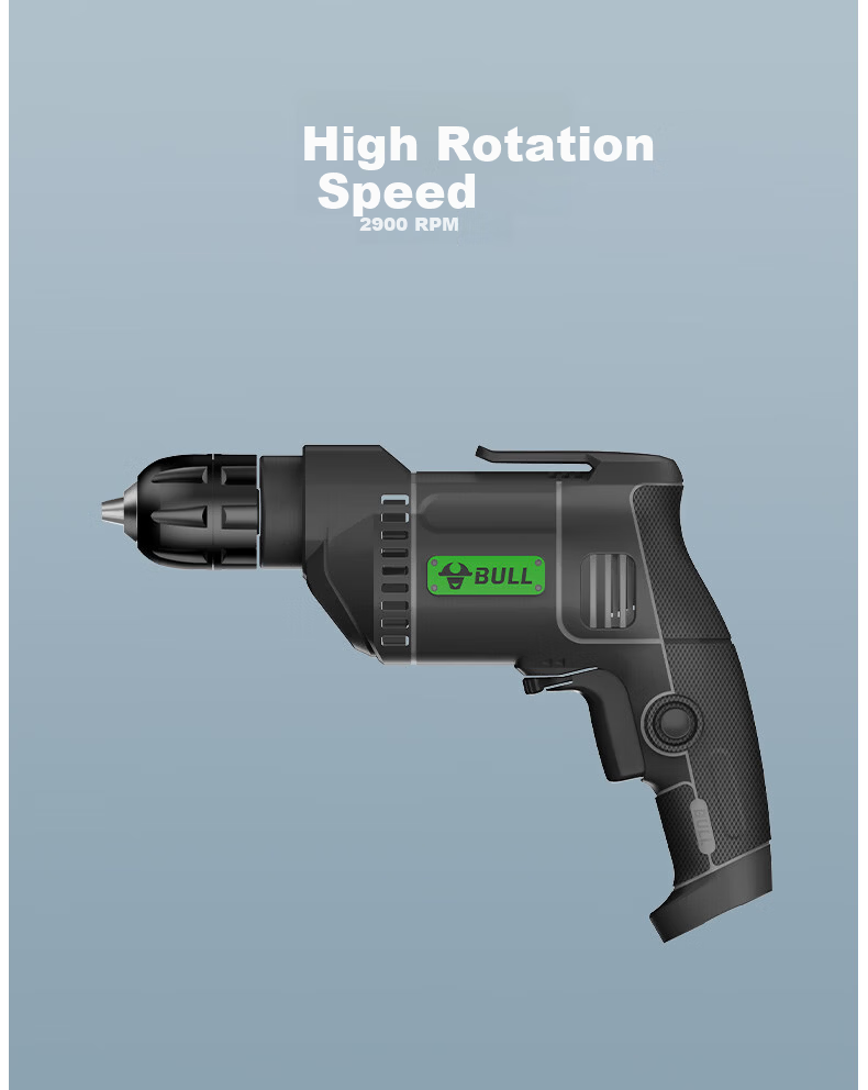 BULL 650W Electric Drill 13mm Cordless Screwdriver GDZ650-13 Household Power Drill 3