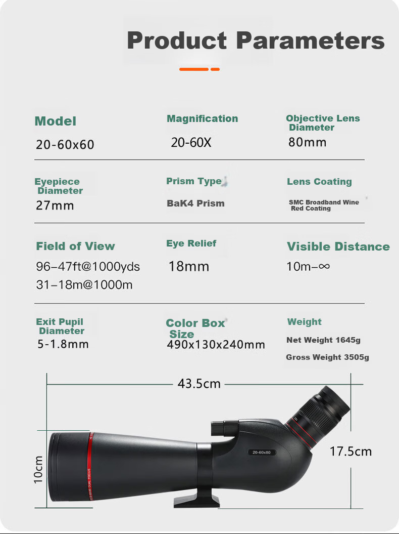 Star Eagle HD High-Power Military Night Vision 8000m Professional 50km ED Birdwatching Monocular Telescope Astronomy 19