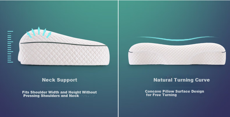 J.Sir Student Pillow for Ages 6-12, Spine Protection, Class A, Children's and Youth Dormitory Cervical Pillow, All-Season Universal 7