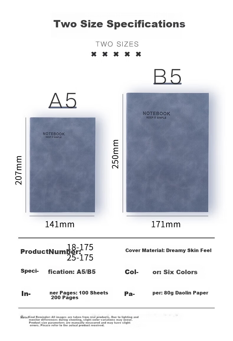 Zhongjian Stationery Artistic Exquisite Softcover A5 Notebook Diary Simple Business Meeting Notes Customizable Brown A5 2