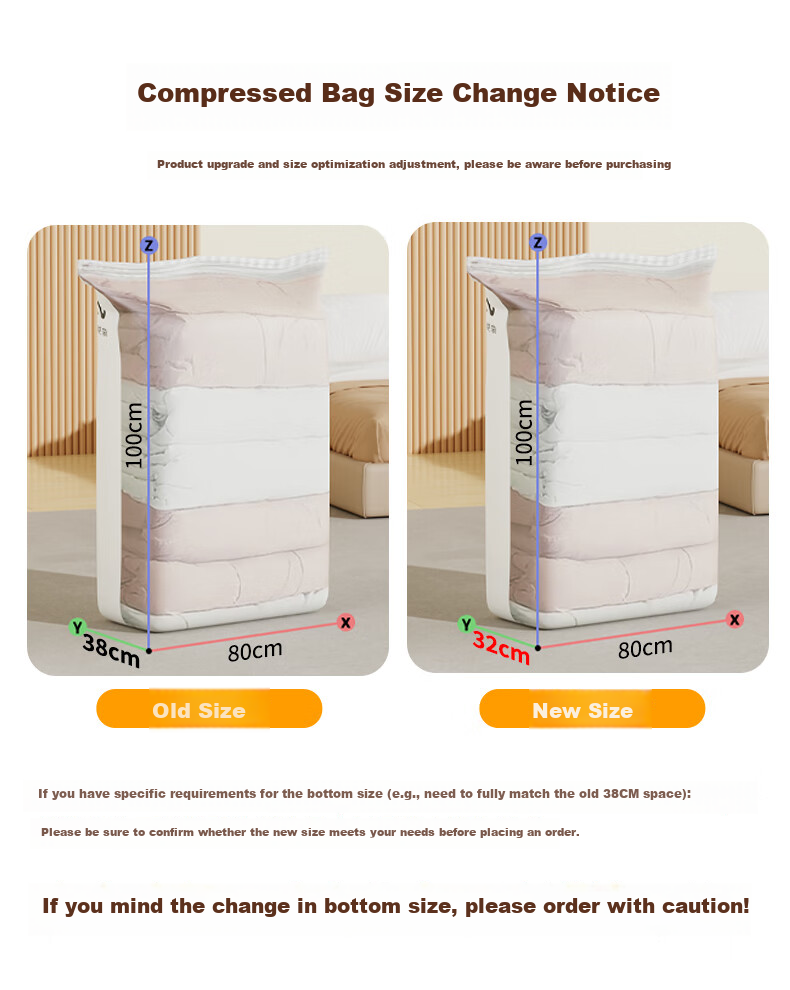 Bonny Home Vacuum Compression Storage Bags Airless Clothes Quilt Organizer Bag Thickened 3D Storage Bag for Down Jackets 4