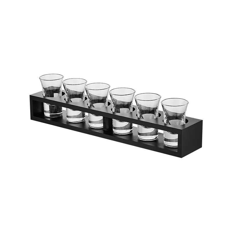 CLITON Cocktail Tequila Shot Glass Set B52 Bomber Bullet Shooter Cups 6 Pieces