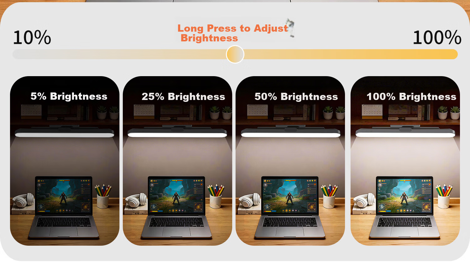XLYS Desk Lamp College Dormitory Bedside Magnetic Reading Lamp Rechargeable Eye Protection Study Cool Lamp with Long Battery Life 13