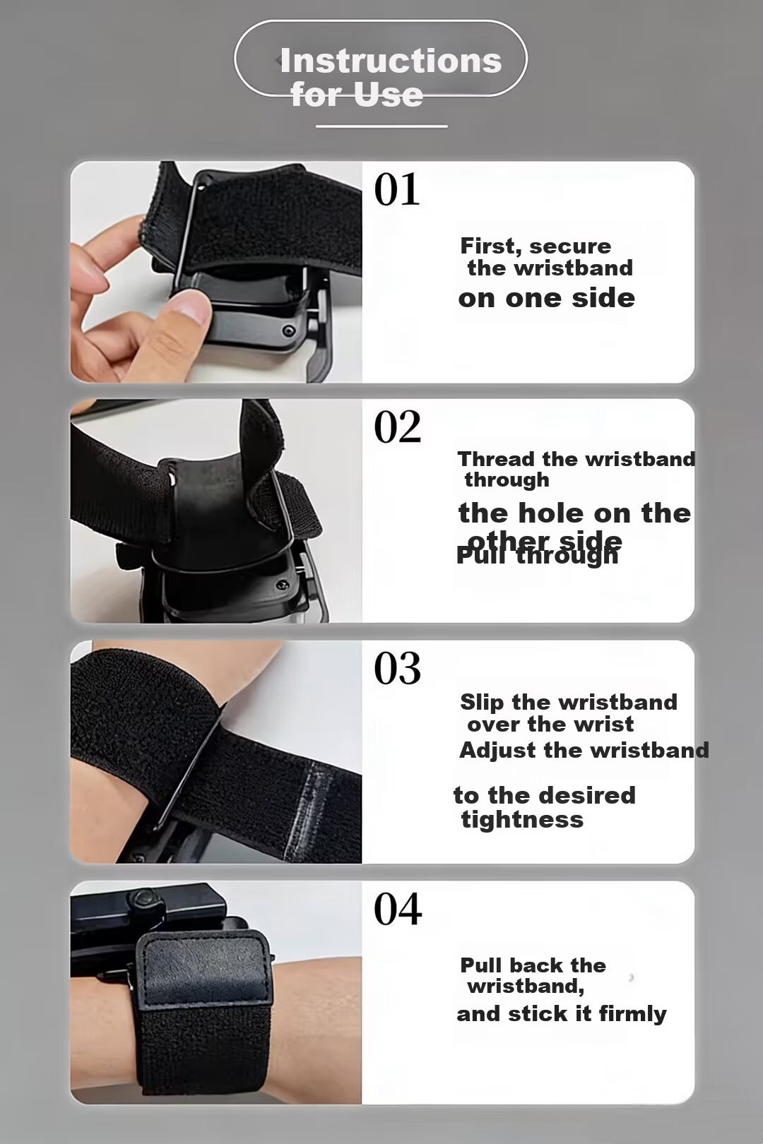 Howtreats Wrist Phone Holder Band for Designated Driving, Running, Sports, Live Streaming, Cycling Navigation Arm Phone Pouch 11