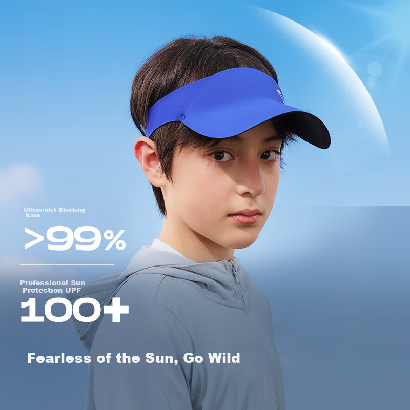 Balabala Kids Summer New Open-Top Hat Boys Girls Sun Protection Comfortable Portable Outdoor Casual Cap
