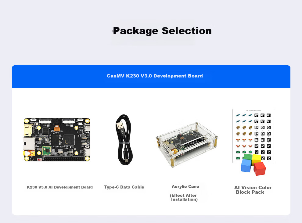 ChuangLeBo K230 Development Board CanMV K230 3.0 AI Development Board Vision Recognition Module Camera Artificial Intelligence 22