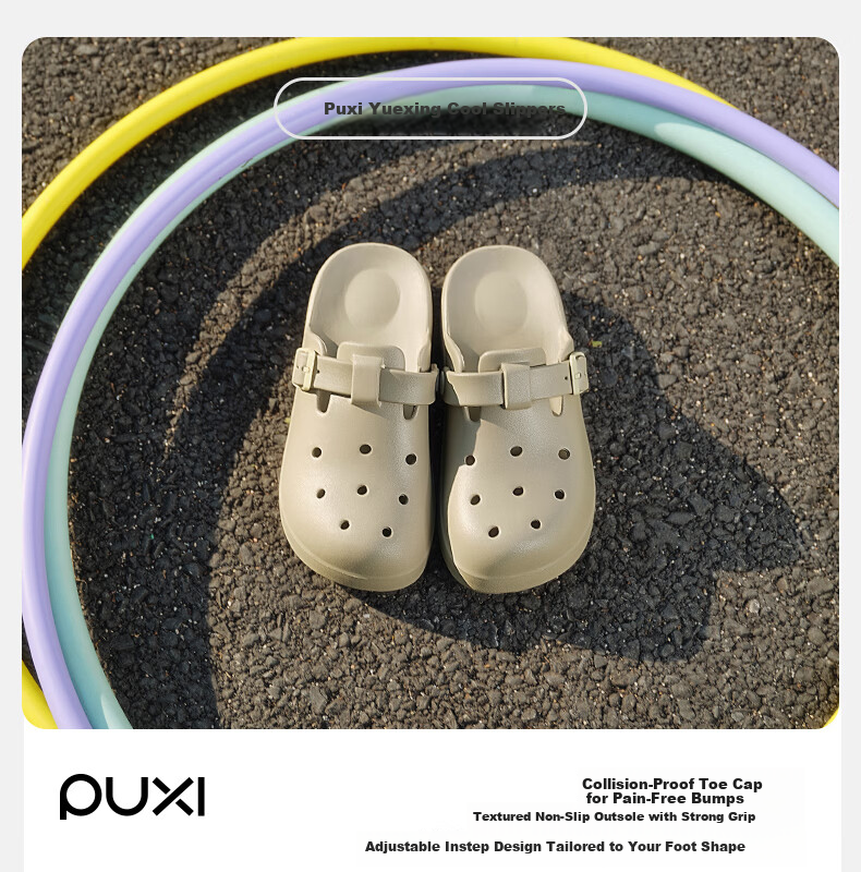 Puxiyue Women's New Birken EVA Outdoor Clogs Couple Slippers Men Lotus Mist Purple Size 35-36 1