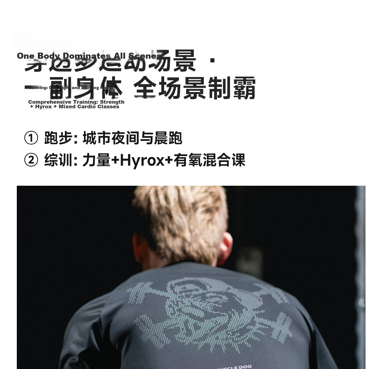 MUSCLE DOG Hidden Wings Men's Sports T-Shirt 2026 New Pixel Dog Head Training Short Sleeve Gym Top 8