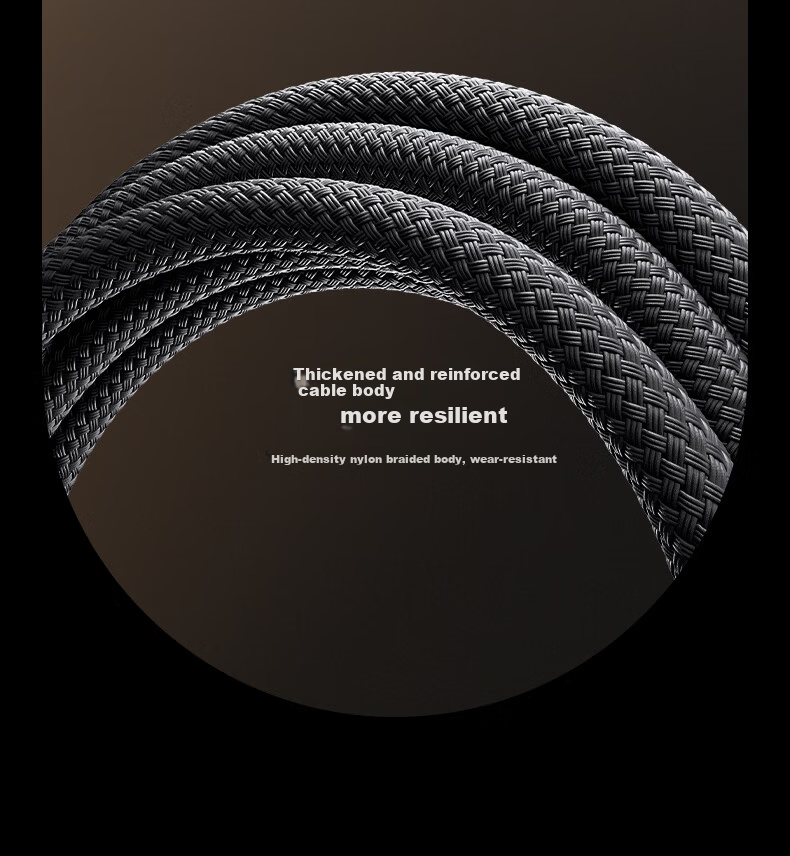Aomake Super Fast Charging Type-C Data Cable 6A/5A Charger Cable 100W/66W Compatible with Huawei Mate60/40/30 Vivo Honor Oppo Xiaomi Smartphones 9