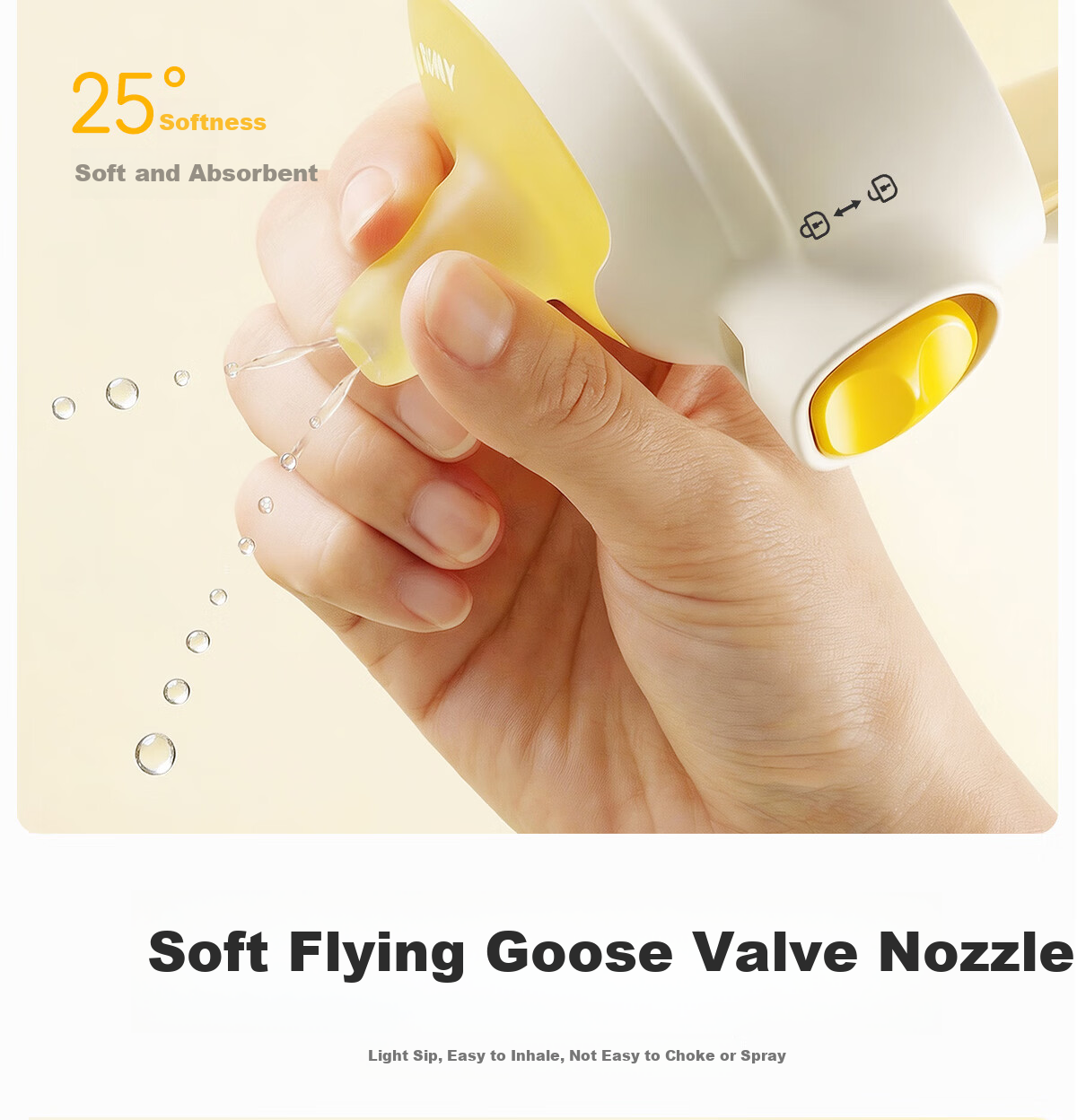 NEVS Baby Duckbill Sippy Cup Infant Training Cup Flip Lock Children's Water Cup PPSU Gravity Ball Straw Cup 300ml 6