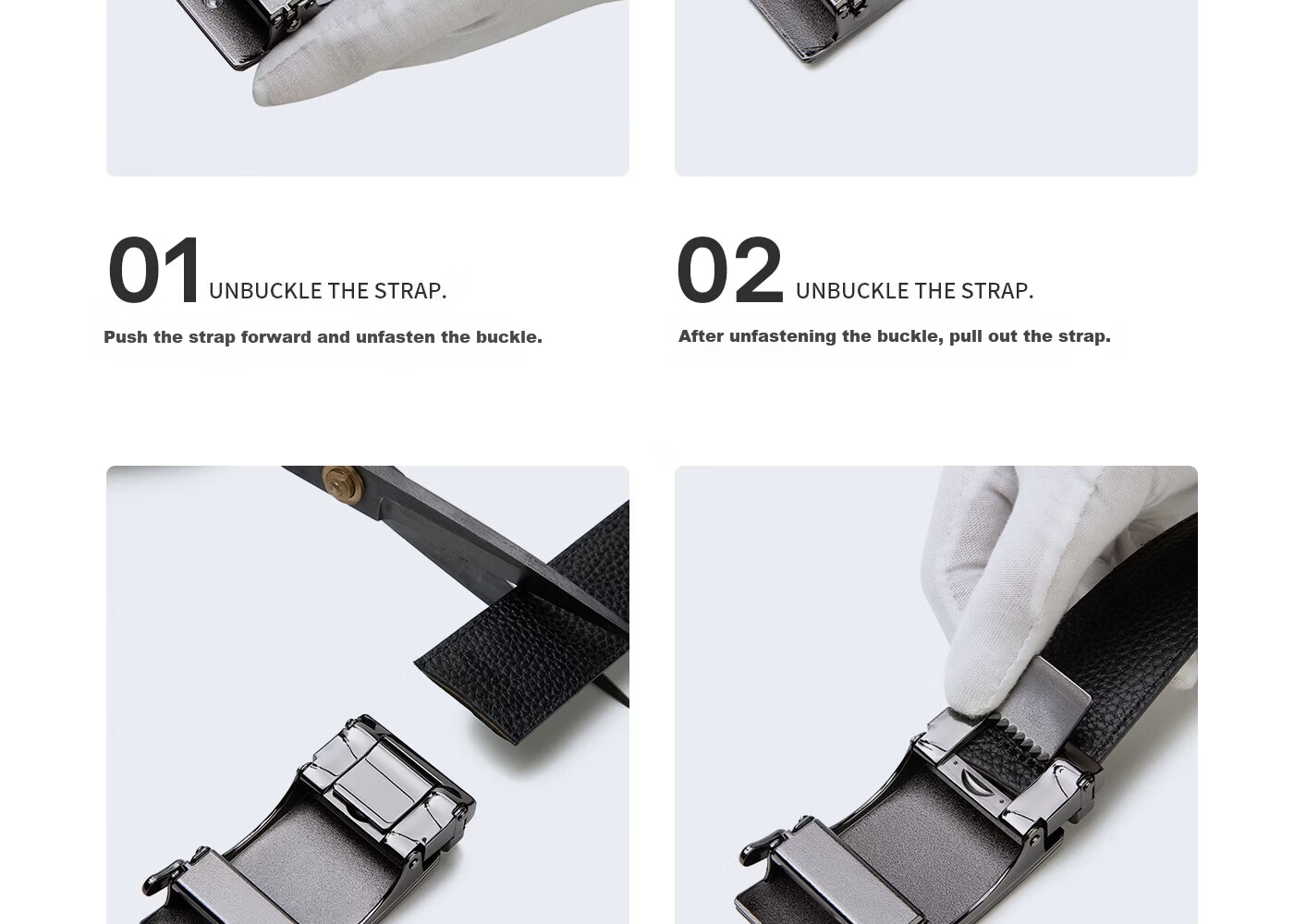 Baoxiniao Men's Genuine Leather Belt 2026 New Automatic Buckle Cowhide Business Waist Belt 115cm 3