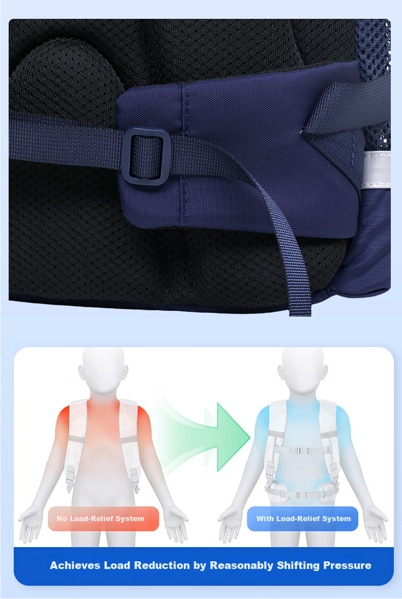 DR·KONG Primary School Backpack for Grades 1-3, Ergonomic Spine Protection, Large Capacity Lightweight Kids Shoulder Bag, New Children's Gift Backpack 19