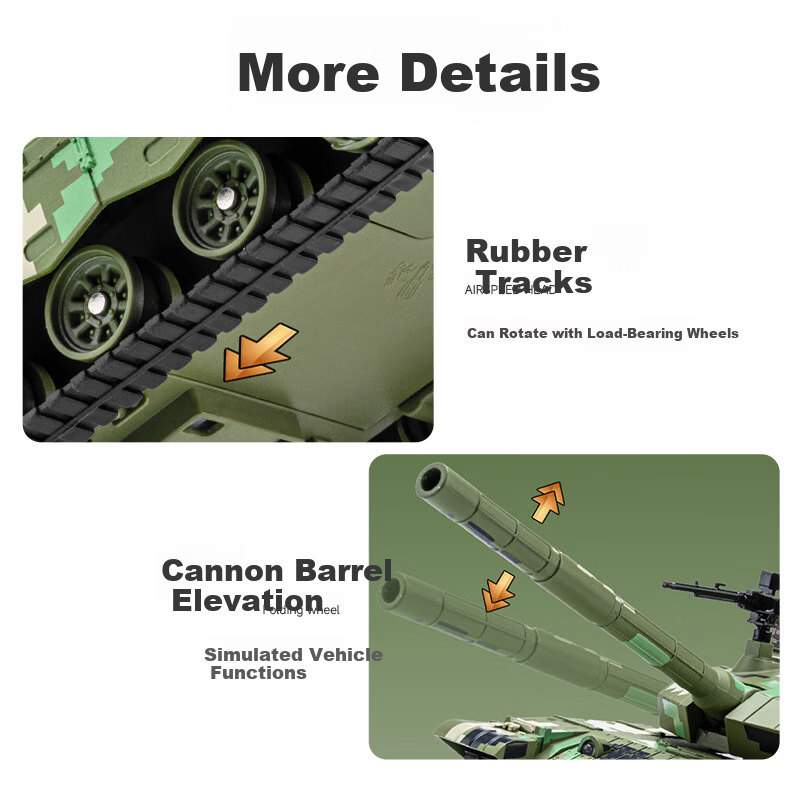 Yixuan Toys Dongfeng-41 Intercontinental Missile Launcher Rocket Transporter Diecast Military Model Car Toy for Boys 10
