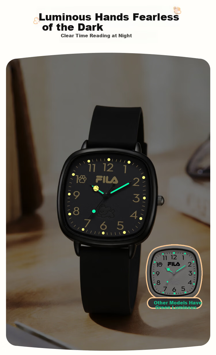 FILA Student Watch for Middle and High School Boys and Girls Exam Sports Children's Watch 6848-001 4