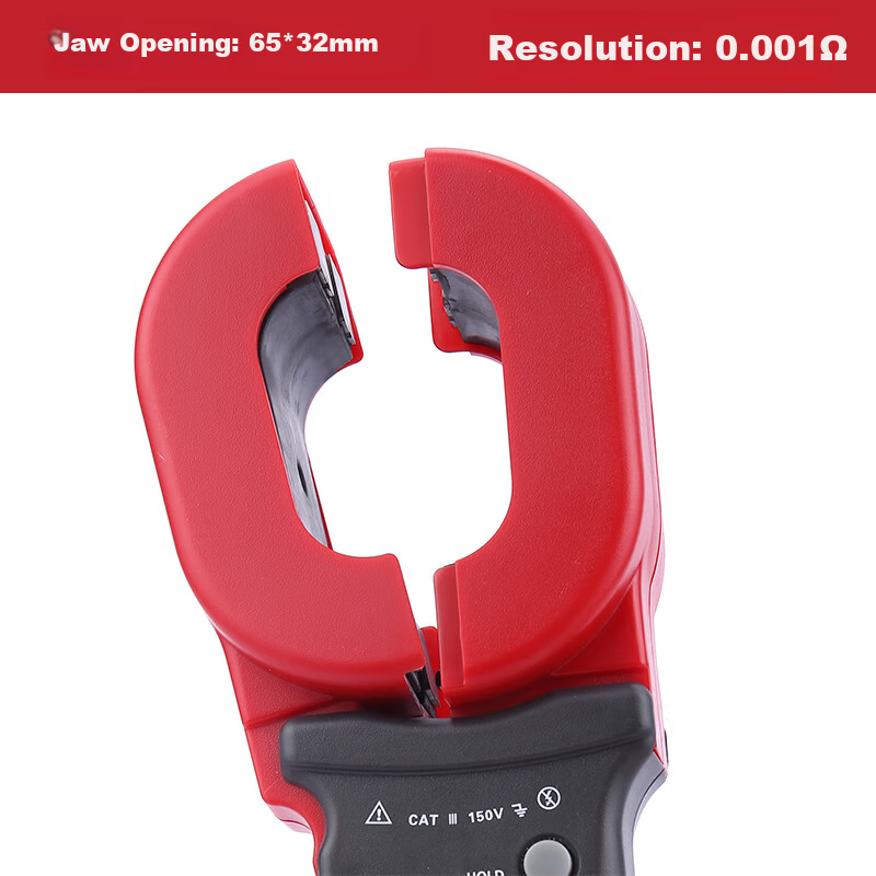 Irith ETCR2000A+ Clamp Type Ground Resistance Tester Clamp Ground Resistance Meter 65×32mm Range 200Ω