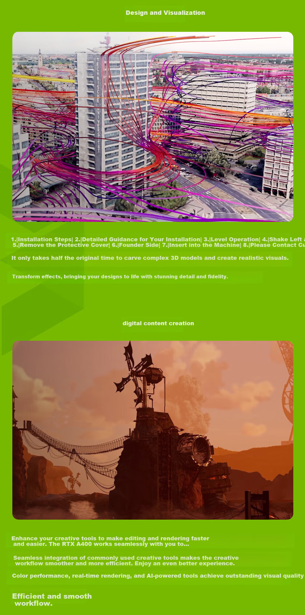 NVIDIA RTX A400 4GB GDDR6 Professional Graphics Card PCIe 4.0 x8 Single Slot 4× Mini DP 1.4a Workstation Multi-Monitor Office Design 8
