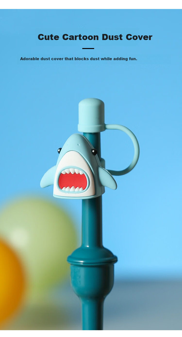 BEDDYBEAR Kids Water Bottle Summer Plastic Cup High Temperature Resistant Kindergarten Straw Cup Cold Brew Straw Cup 550ML Cow Pattern 4