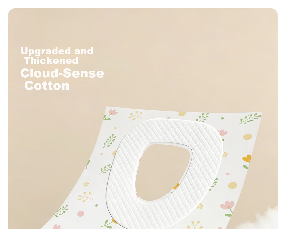 Buddygo Disposable Toilet Seat Covers Individually Packaged Travel Thickened Portable Waterproof Maternity Hotel Toilet Seat Pads 6