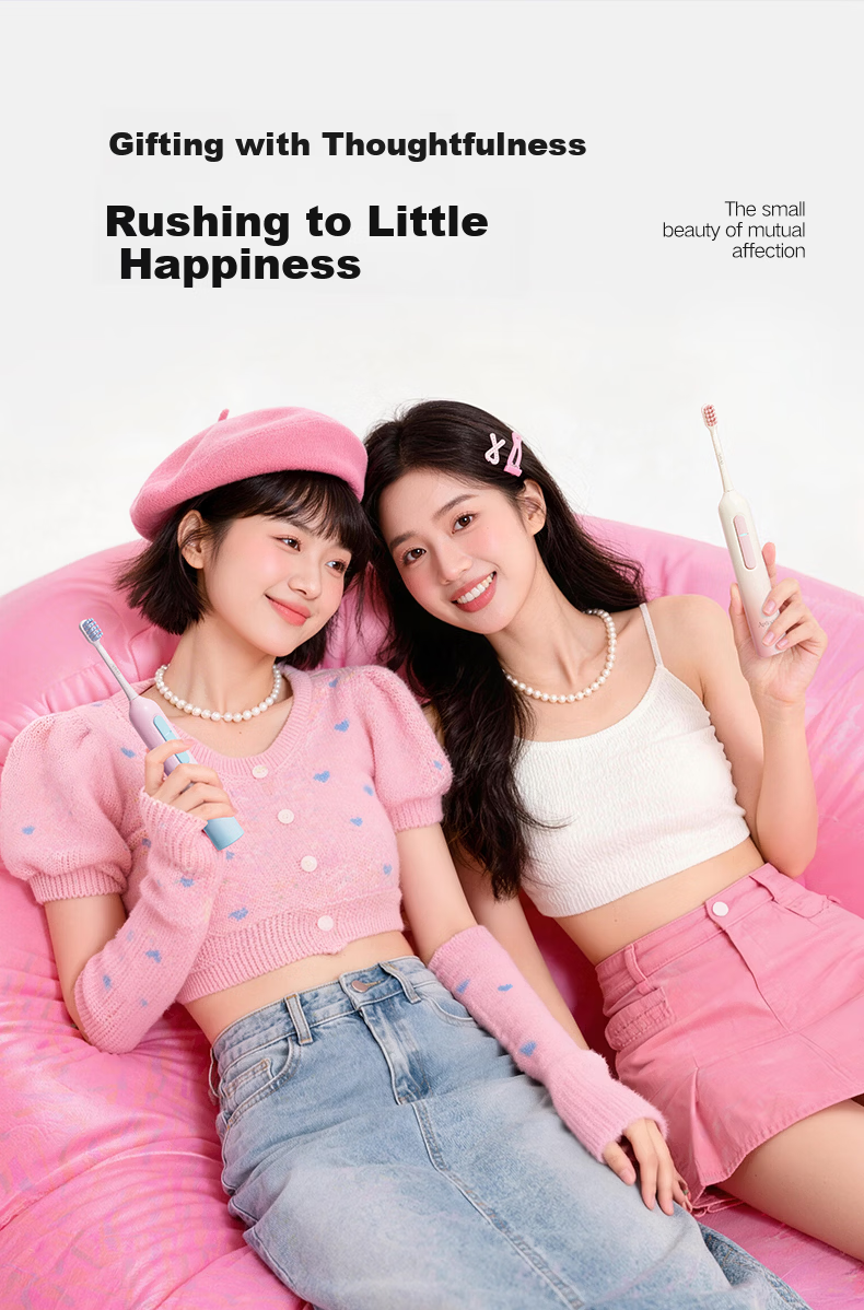ApiYoo AiYou T28 Electric Toothbrush for Teens and Children Ages 9-12 and 18+, High School Students Sonic Vibration 5 Modes Deep Cleaning Birthday Gift for Classmates Orthodontic Care 10
