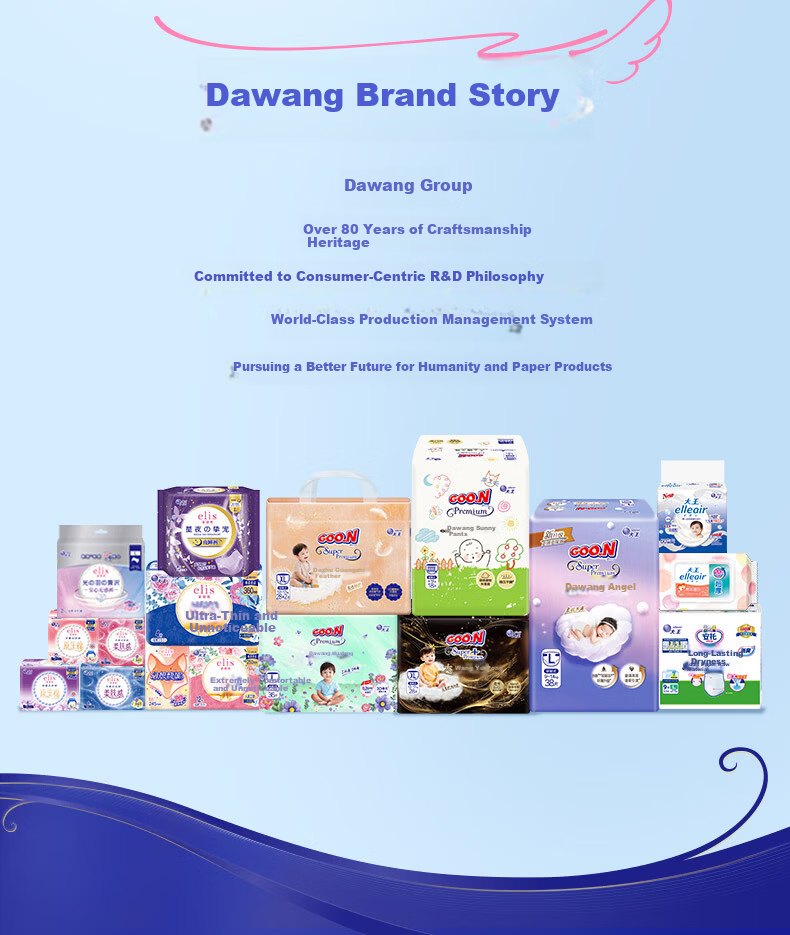 GOO.N Angel Series Diapers L38 (9-14kg) Baby Double Core Soft Absorption 4