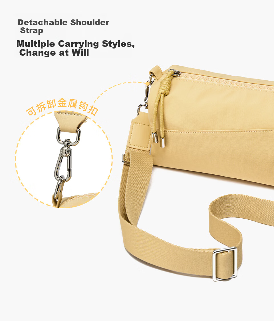 Hotwind Oxford Cloth Bag Women Lightweight Shoulder Crossbody Small Bag Sports Casual Large Capacity Birthday Gift for Girls 6