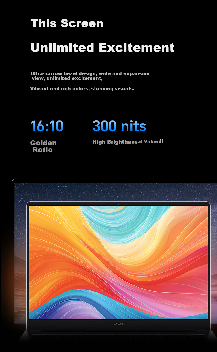 Honor Notebook X14 2025 Battle Edition 13th Gen Core i5 16GB 512GB 14-inch Eye-care Screen Lightweight Laptop Gray 4