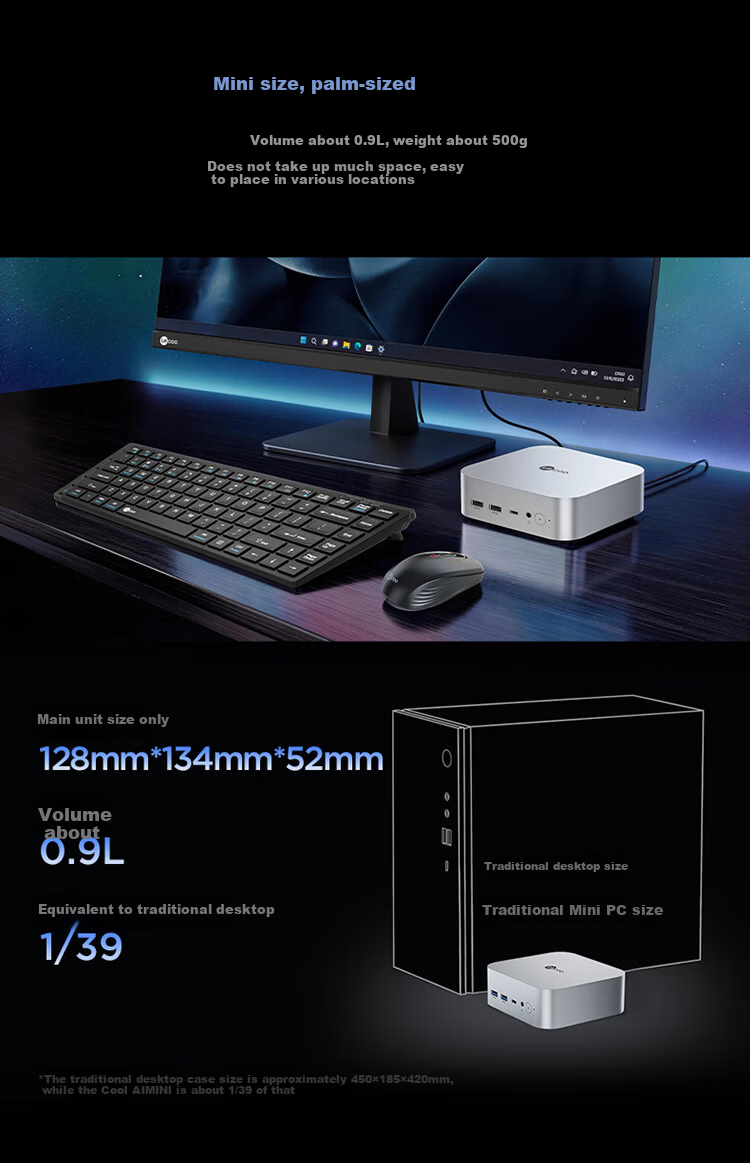 Lenovo Linkoo MINI PRO Business Mini Desktop Computer OpenClaw One-Click Deployment (U5 228V 32GB LPDDR5x 512GB SSD) 1