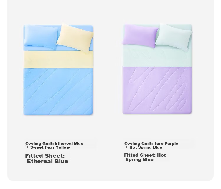 Tangdao Guagua Cooling Fitted Sheet 2026 Summer Cooling Mattress Cover Student Dormitory Single 1.5m Ice Silk Fitted Sheet 13