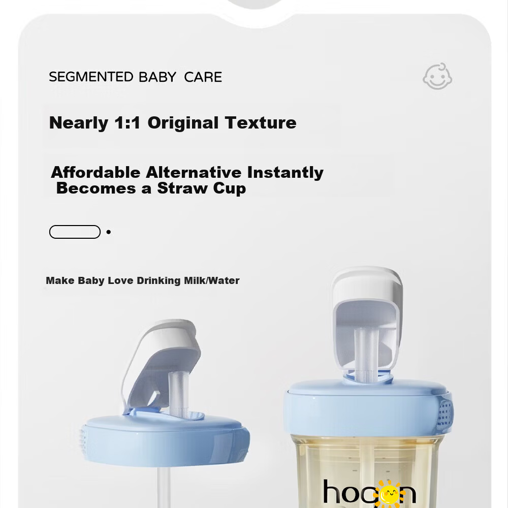 BAYTIM Compatible Hegen Direct Drinking Straw Accessory Hegen Bottle Accessory Water Cup Replacement Straw Nipple 3