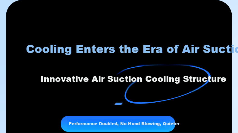 Zhiguozhe Wind-Suction 100-Level Magnetic Cooling Phone Cooler Ice-Making Semiconductor Cooling Clip for Gaming and Live Streaming Compatible with Apple 11