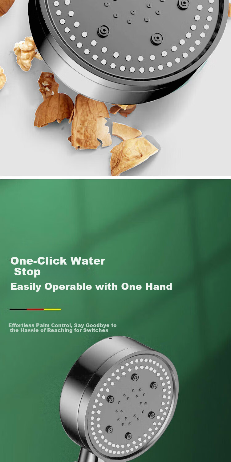 Del 28-Year Brand High-Pressure Shower Head Powerful Multi-Function Handheld Shower Y-817 8