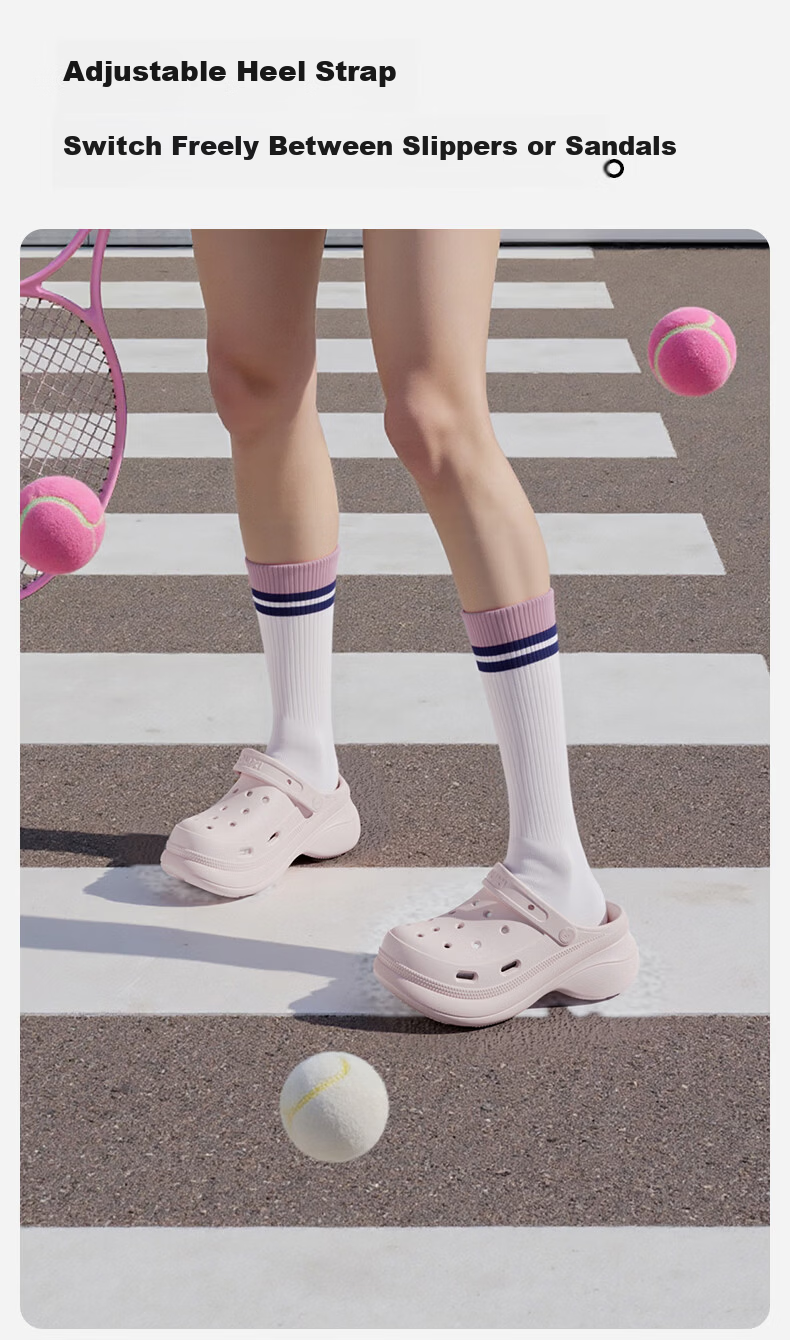 Puxi Dieyuan Women's Hollow Thick-Soled Height-Increasing Soft-Feel Sandals 2026 New Beach Slippers for Women 11