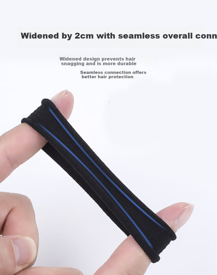 MEIFUYU Black High Elasticity Four-Strand Thin Hair Ties Hair Bands 30 Pieces Elastic Hair Bands WH7232 7