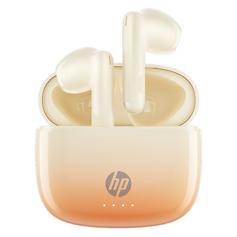 HP 2026 Latest True Wireless Bluetooth Earbuds Long Battery Life Semi-In-Ear Noise Cancelling Wireless Sports Running Music Gaming Compatible with Apple Huawei Xiaomi