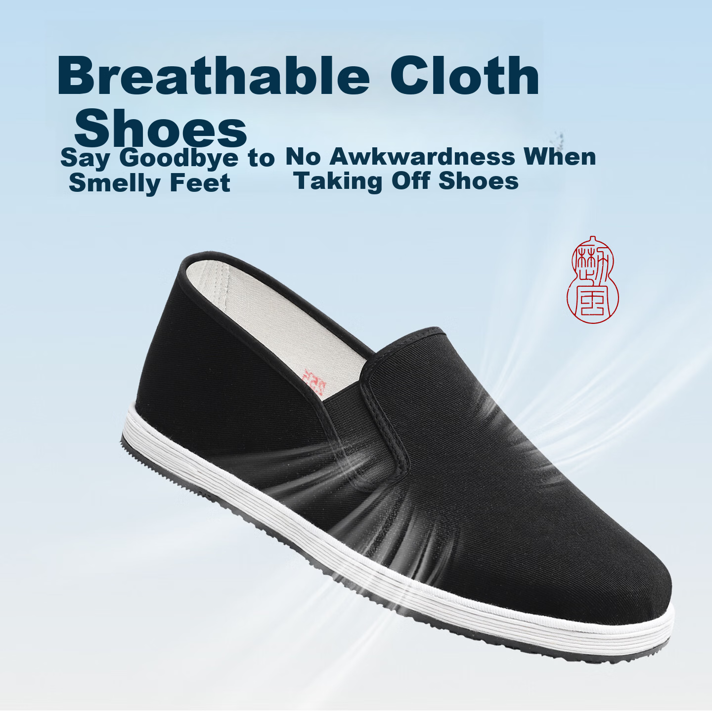 Lifeng Old Beijing Cloth Shoes Men's Handmade Thousand-Layer Sole Official Flagship Store Breathable Foot-Caring Work Driving Shoes Black 42