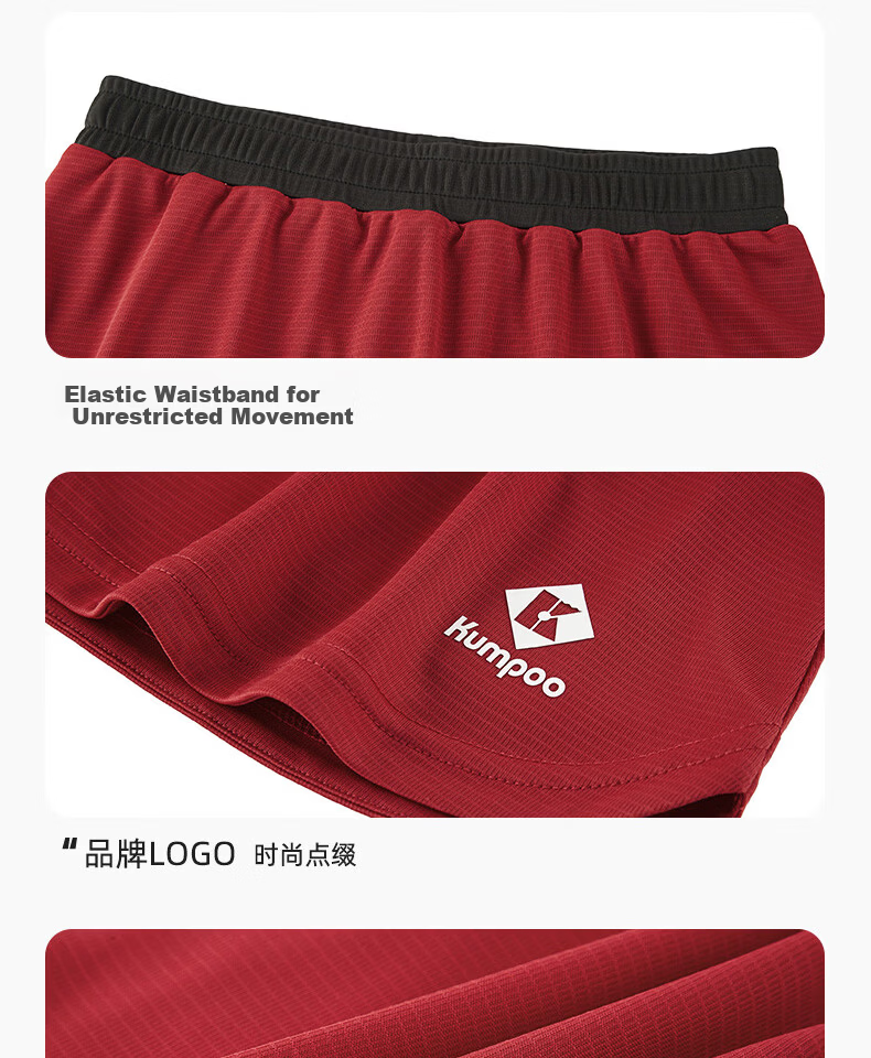 KUMPOO 26th Anniversary New Badminton Skirt Sweat-Absorbing Quick-Dry Breathable Skirt K261W-7549 Dark Blue S 11