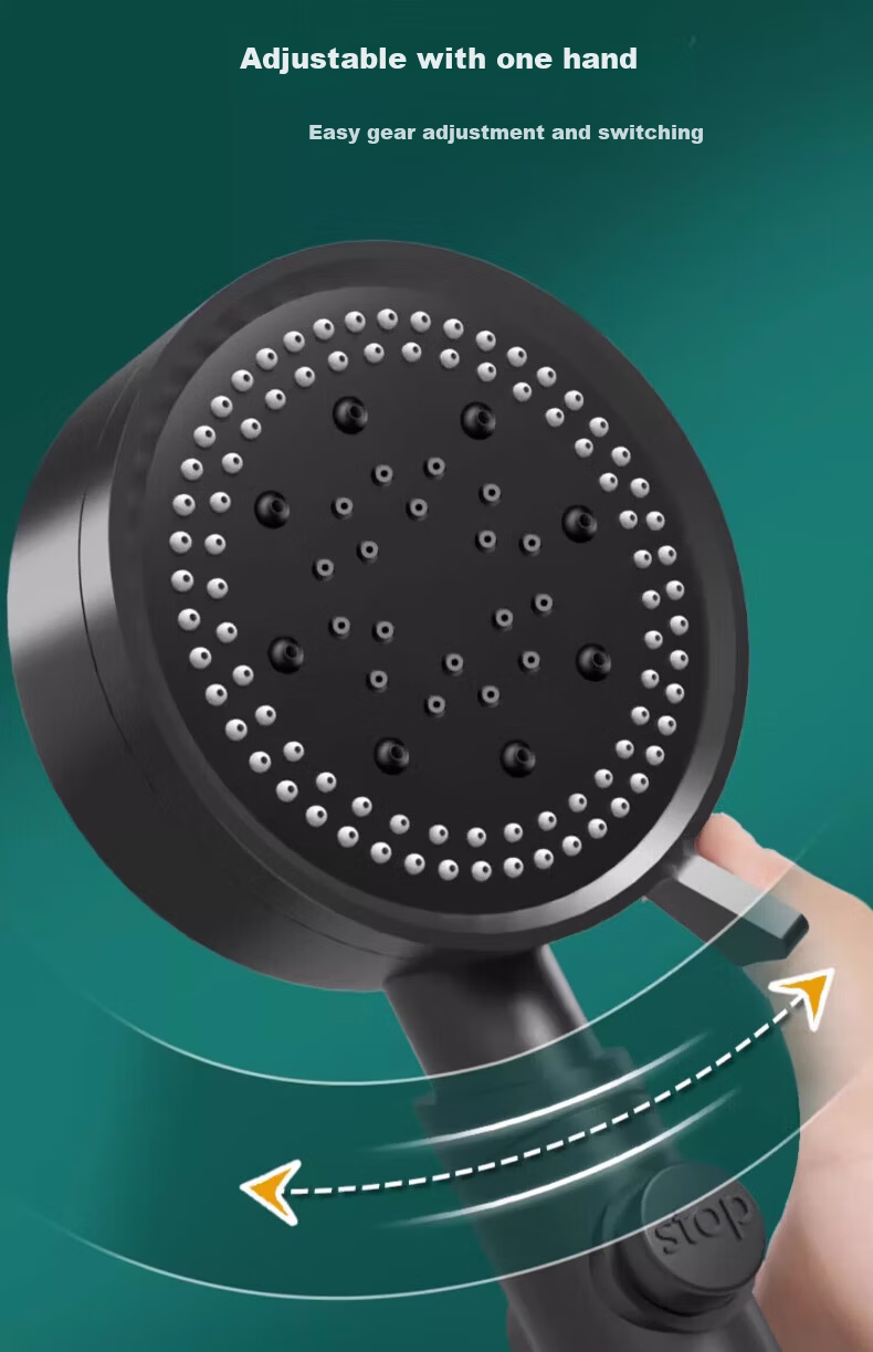 Baihan High-Pressure Shower Head Set with Powerful Water Flow, Filter, Multifunctional Handheld Bathroom Showerhead 8
