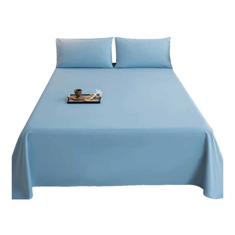 Wuyinliangpin Class A Pure Cotton Bed Sheet Single Piece, Student Dormitory Single Full Cotton Bed Sheet, 0.9/1.2x2 Meter Bed, 160x230cm