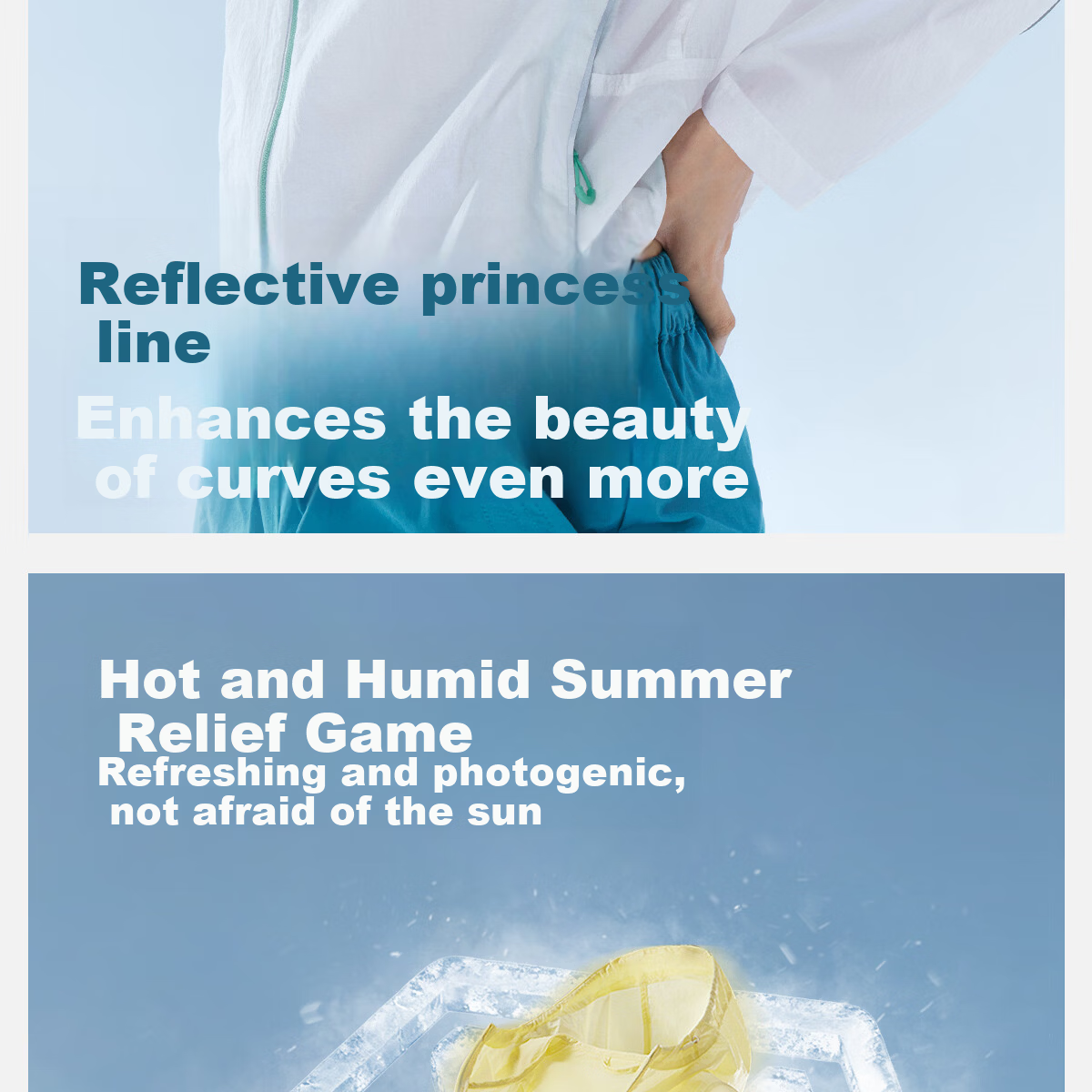 Camel Iceberg Sunscreen Jacket Goddess Edition Short Spring Summer New Outdoor Original Yarn Skin Jacket Women M26BA30013 4